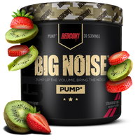 REDCON1's pump supplement Big Noise in strawberry kiwi flavor