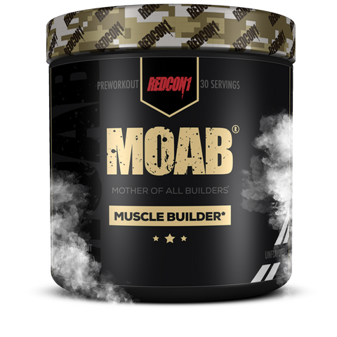 REDCON1's muscle builder powder MOAB in unflavored